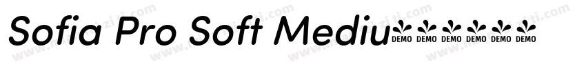 Sofia Pro Soft Mediu字体转换